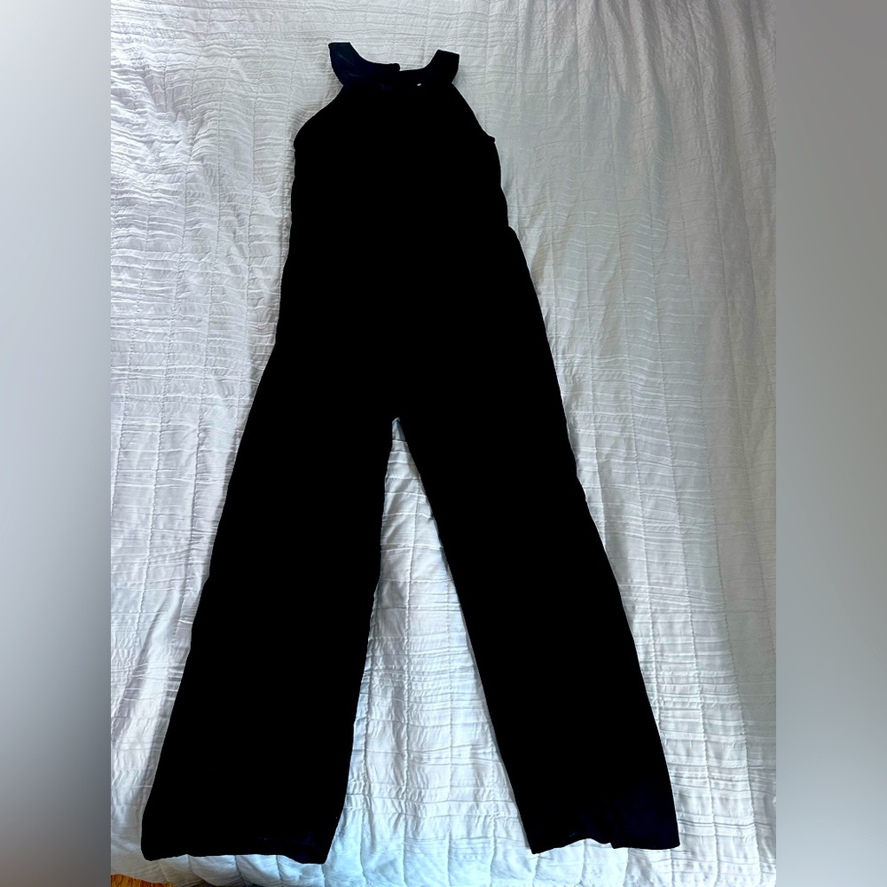 Girls size 8 Gymboree Black velvet Jumpsuit. 
Never worn.